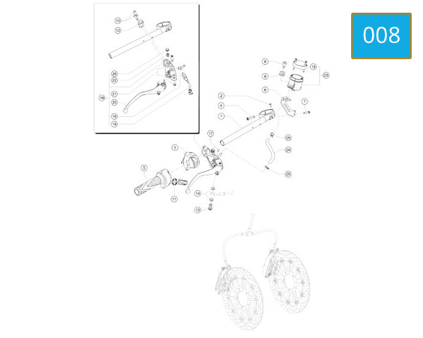 008 - HANDLEBAR RIGHT