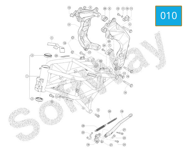 010 - FRAME FOR BLACK - RED - GREY