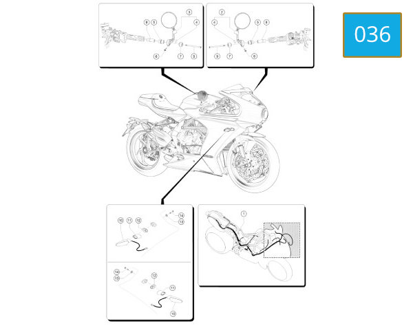 036 - WIRING HARNESS - MIRROR