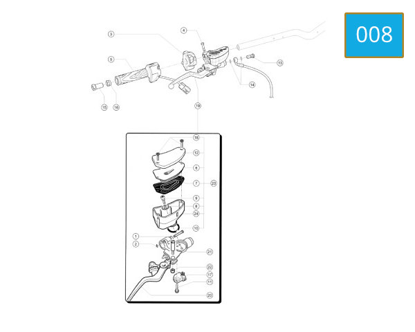 008 - FRONT MASTER CYLINDER