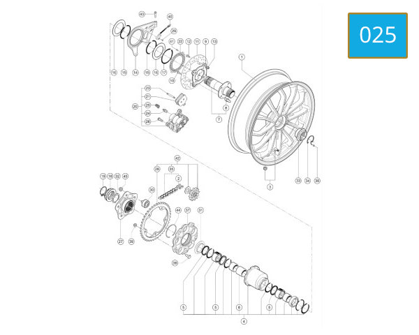 025 - REAR WHEEL