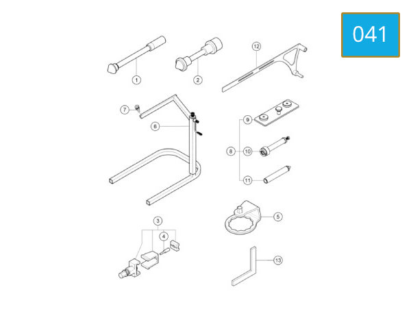 041 - WORKSHOP SERVICE TOOLS - FRAME 2