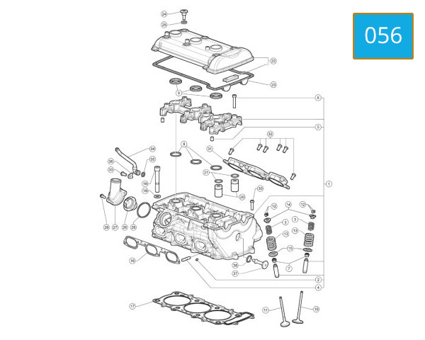 056 - CYLINDER HEAD