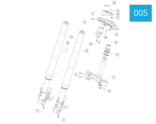 005 - FRONT FORK