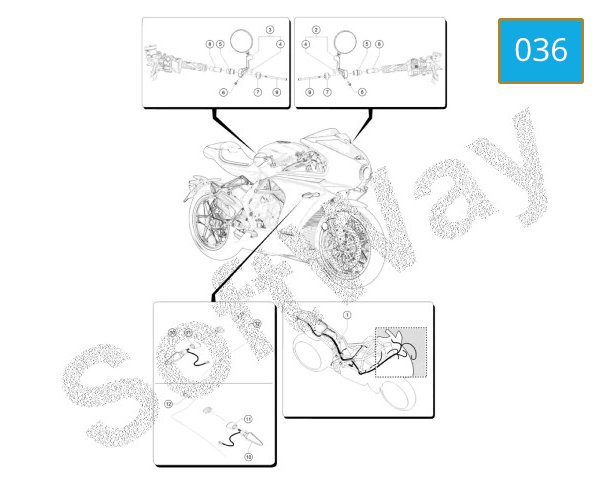 036 - WIRING HARNESS - MIRROR