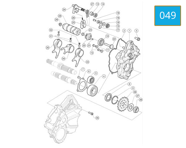 049 - GEAR CHANGE MECHANISM
