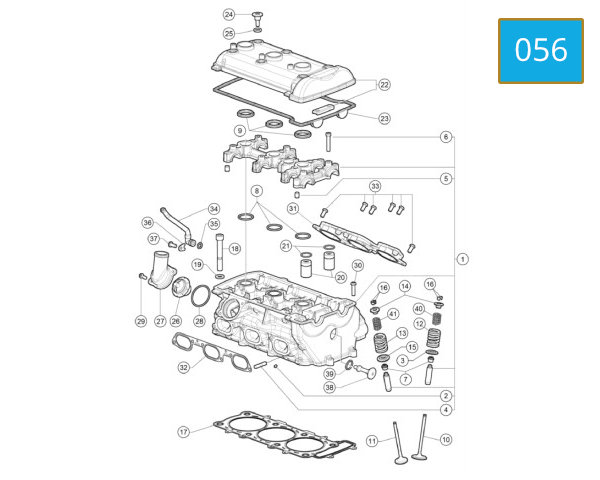 056 - CYLINDER HEAD
