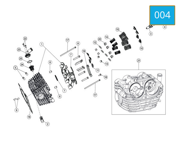 004 - CYLINDER HEAD EXPLOSION