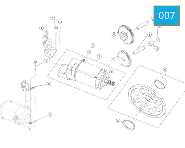 007 - STARTING SYSTEM - STARTER MOTOR