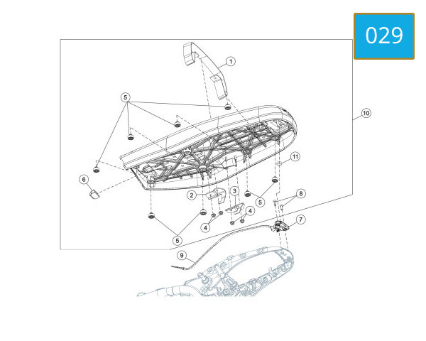 029 - SEAT ASSY