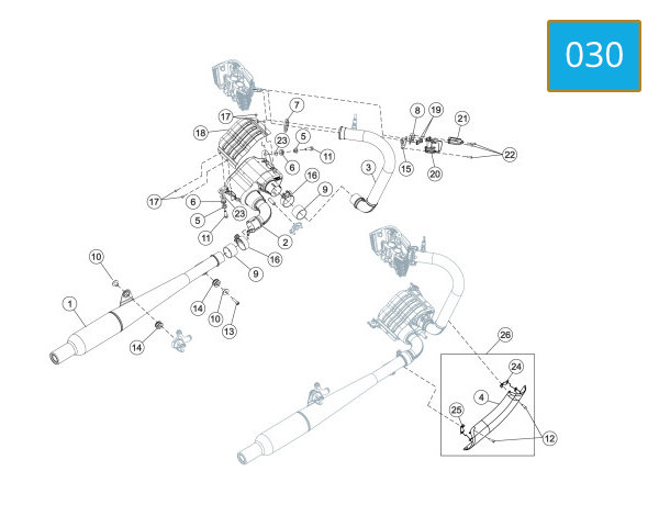 030 - SILENCER ASSY