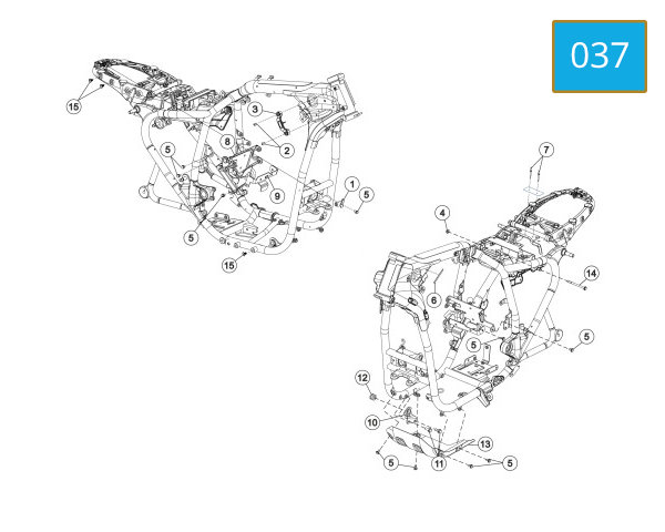 037 - FRAME - SUB FRAME MOUNTINGS 1