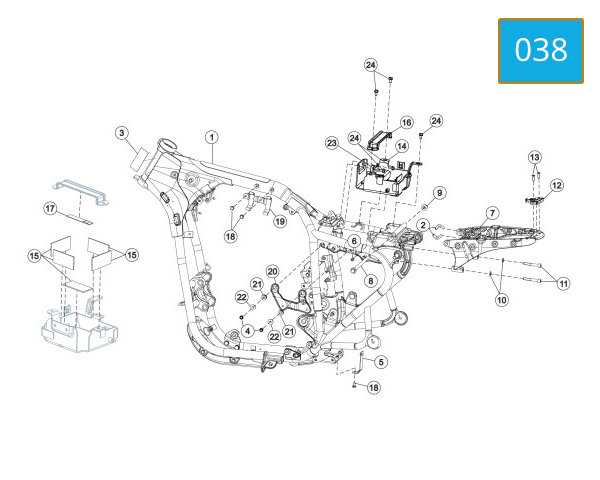 038 - FRAME - SUB FRAME MOUNTINGS 2