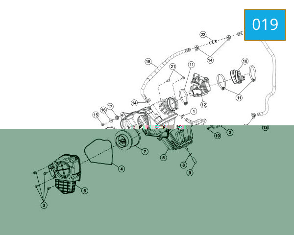 019 - AIR FILTER ASSY
