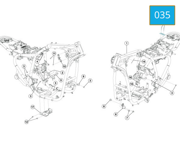 035 - FRAME SUB FRAME - MOUNTINGS 1