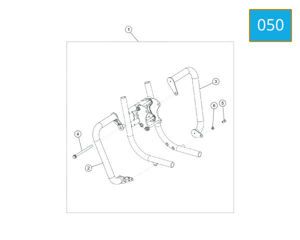 050 - ACCESSORIES - ENGINE DRESSER BAR KIT