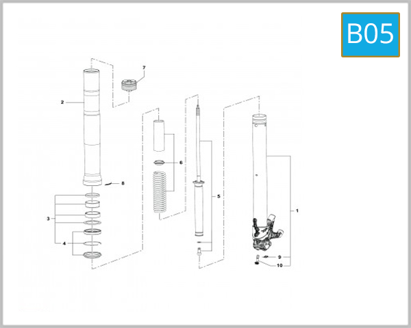 B05 - Fork LH (Brutale 1000 RS)