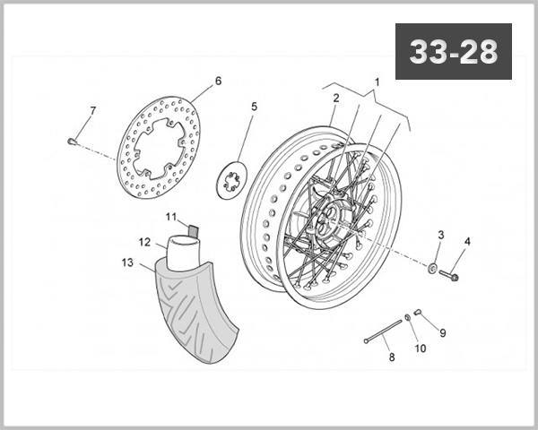 33-28 - REAR WHEEL