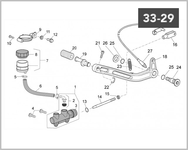 33-29 - REAR MASTER CYLINDER