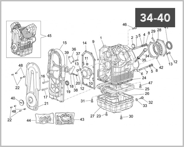 34-40 - CRANKCASE