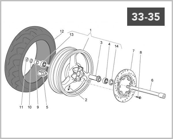 33-35 - REAR WHEEL