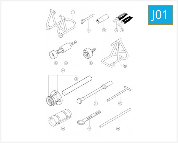 J01 - SERVICE TOOLS
