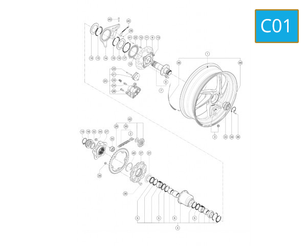 C01 - REAR WHEEL