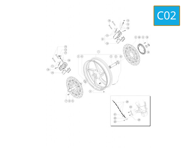 C02 - FRONT WHEEL