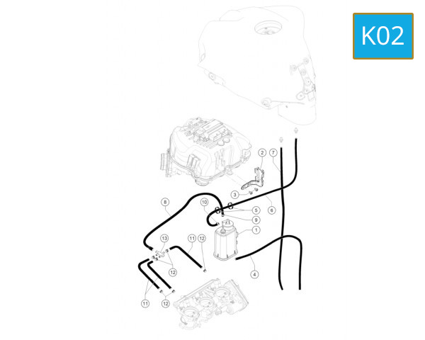 K02 - EVAPORATIVE CANISTER