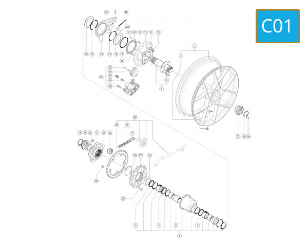 C01 - REAR WHEEL