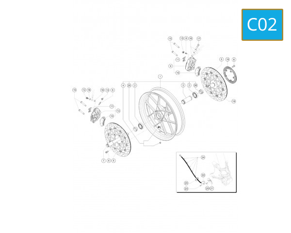C02 - FRONT WHEEL