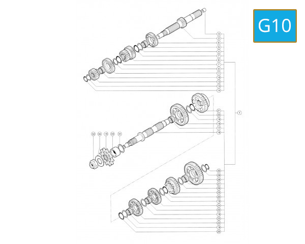 G10 - TRANSMISSION 2, COUNTERSHAFT