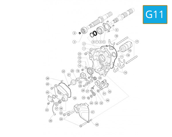 G11 - TRANSMISSION 1, MAIN SHAFT