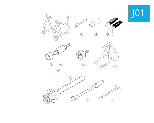 J01 - SERVICE TOOL, FRAME