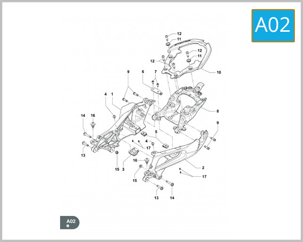 A02 - REAR FRAME