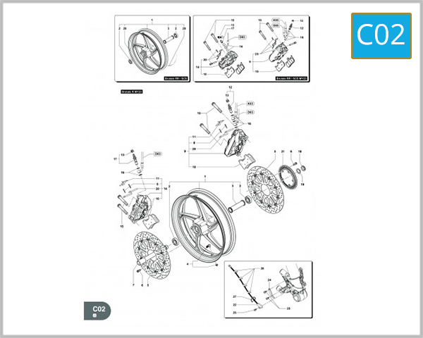C02 - FRONT WHEEL