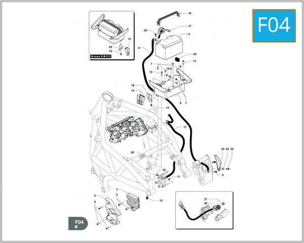 F04 - RECTIFIER & REGULATOR - BATTERY