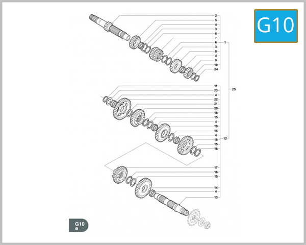 G10 - TRANSMISSION GEAR