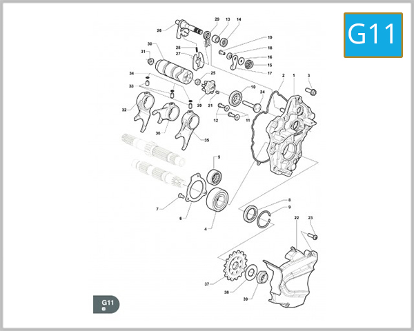G11 - GEAR CHANGE SELECTOR
