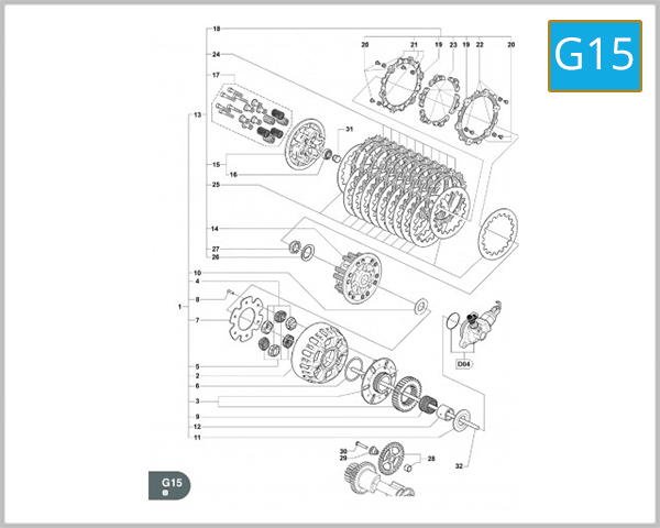 G15 - AUTOMATIC CLUTCH BRUTALE SCS