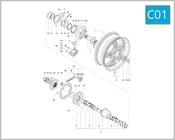 C01 - Wheel rear