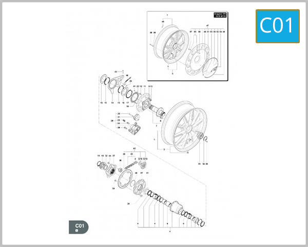 C01 - REAR WHEEL