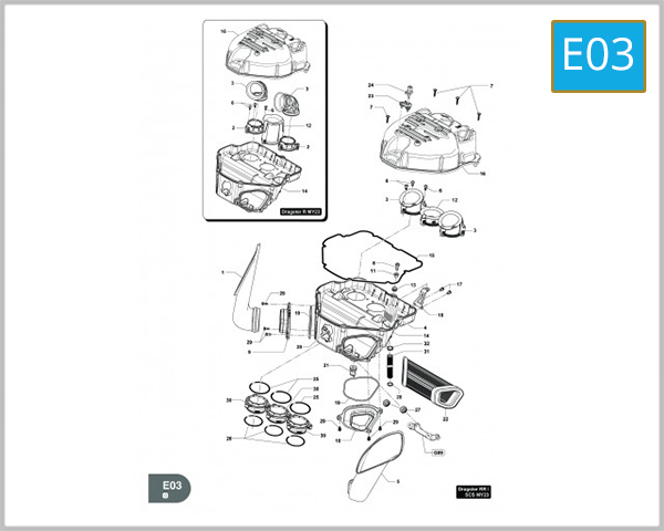 E03 - CASE AIR FILTER