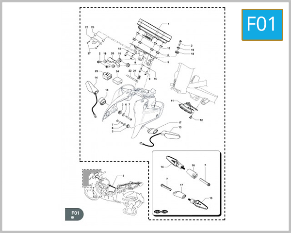 F01 - WIRE HARNESS - METERS