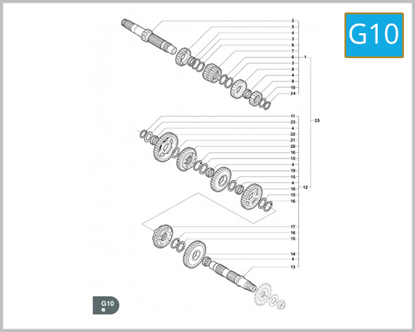 G10 - TRANSMISSION GEAR
