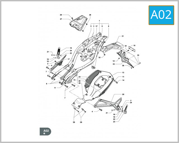 A02 - REAR FRAME