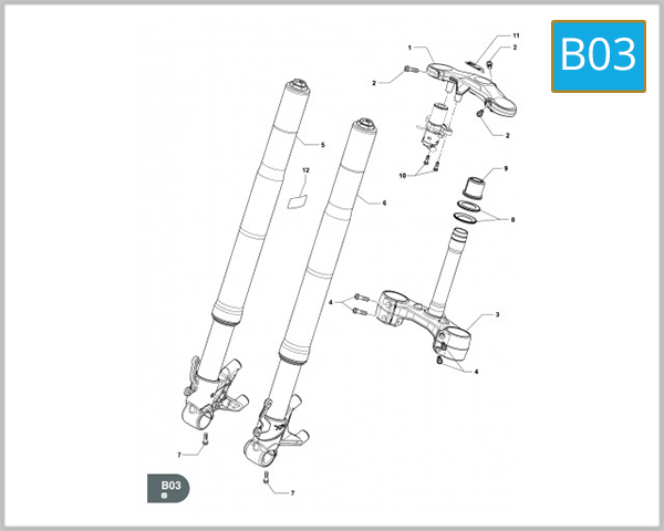 B03 - FRONT FORK