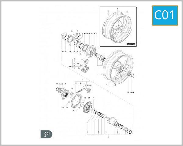 C01 - REAR WHEEL