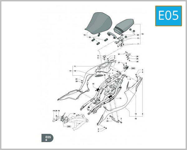 E05 - COVER FRAME - SEAT