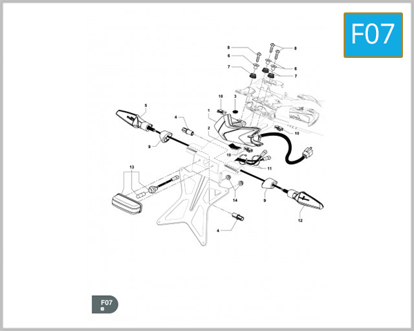 F07 - TAIL LIGHT - BLINKER